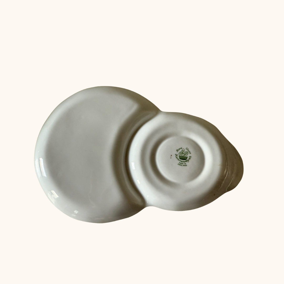 Hammersley & Co “Dresden Spray” Tea Cup & Snack Plate – Fine Bone China, Made in England