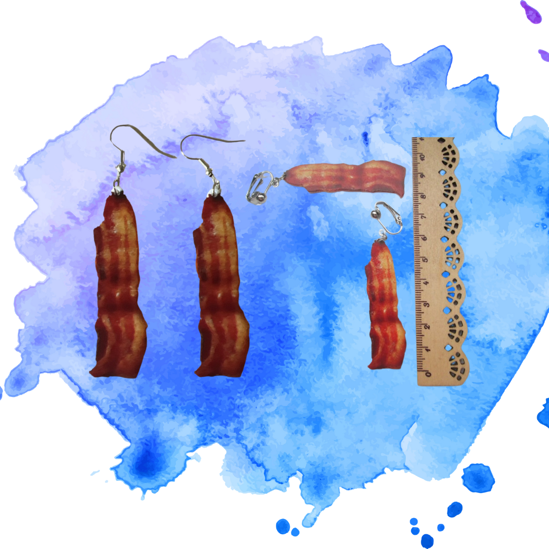 Bacon Earrings