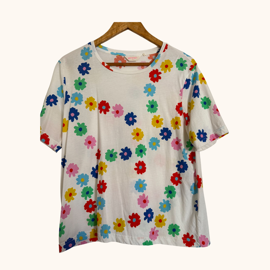 Gorman “Petal Power” Organic Cotton Tee – Size 14 | Summer 22 | Worn Once