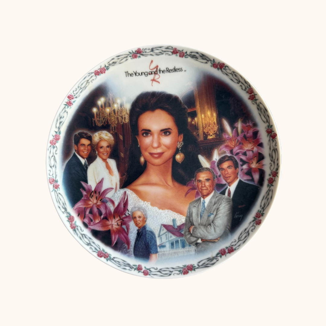 Jill’s Escapades Collector Plate – The Young and the Restless 20-Year Commemorative (1993)