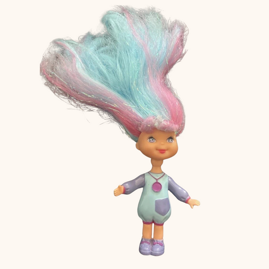 Vintage Mattel Lil’ Secrets Doll (1993) Blue & Pink Sparkle Hair