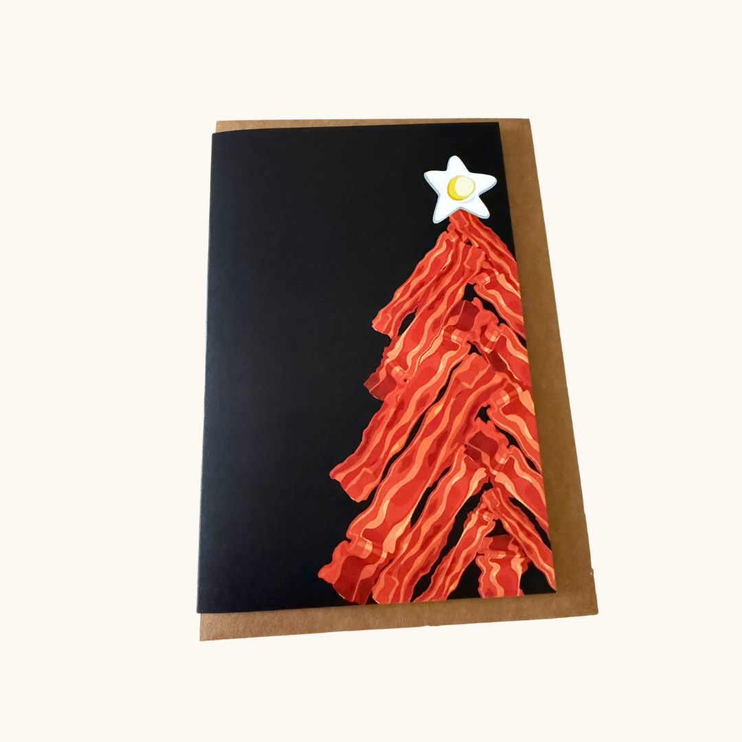 Bacon Christmas Card