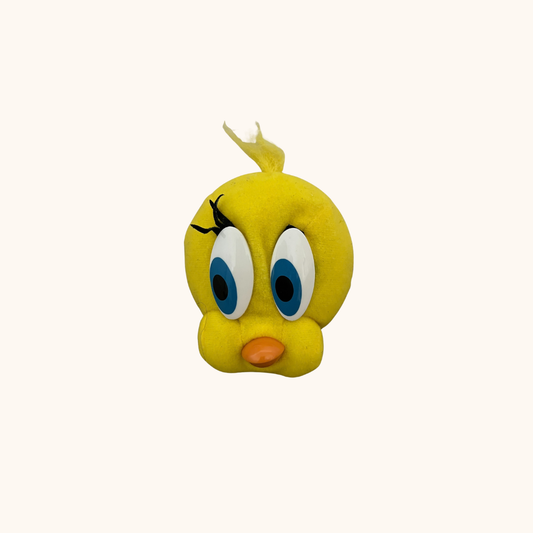 Vintage Tweety Bird Coin Purse – Looney Tunes Plush Zipper Pouch (90s)