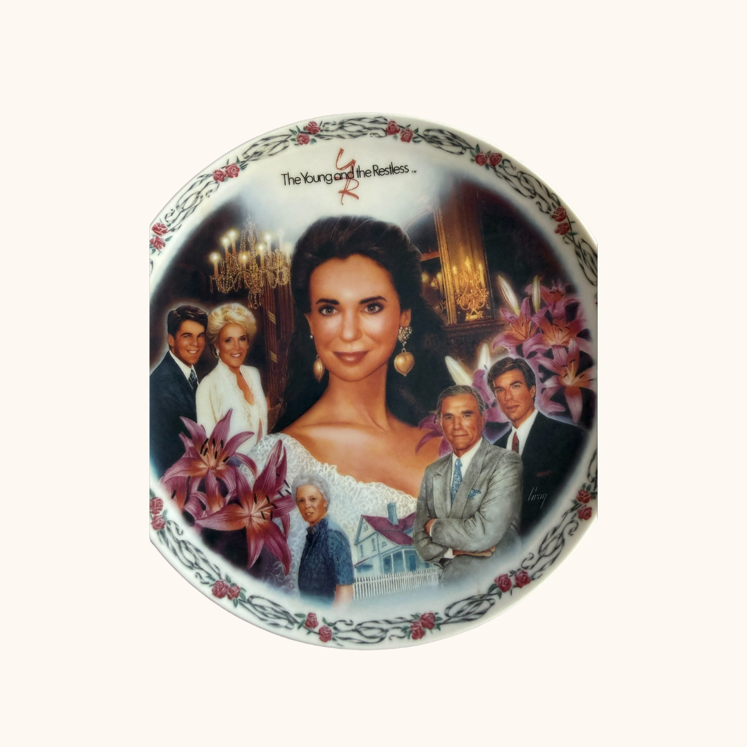 Jill’s Escapades Collector Plate – The Young and the Restless 20-Year Commemorative (1993)