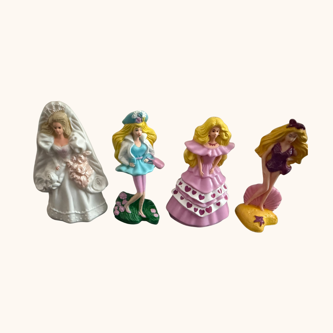 Vintage 1993 McDonald’s Barbie Figurines – Set of 4 Collectibles
