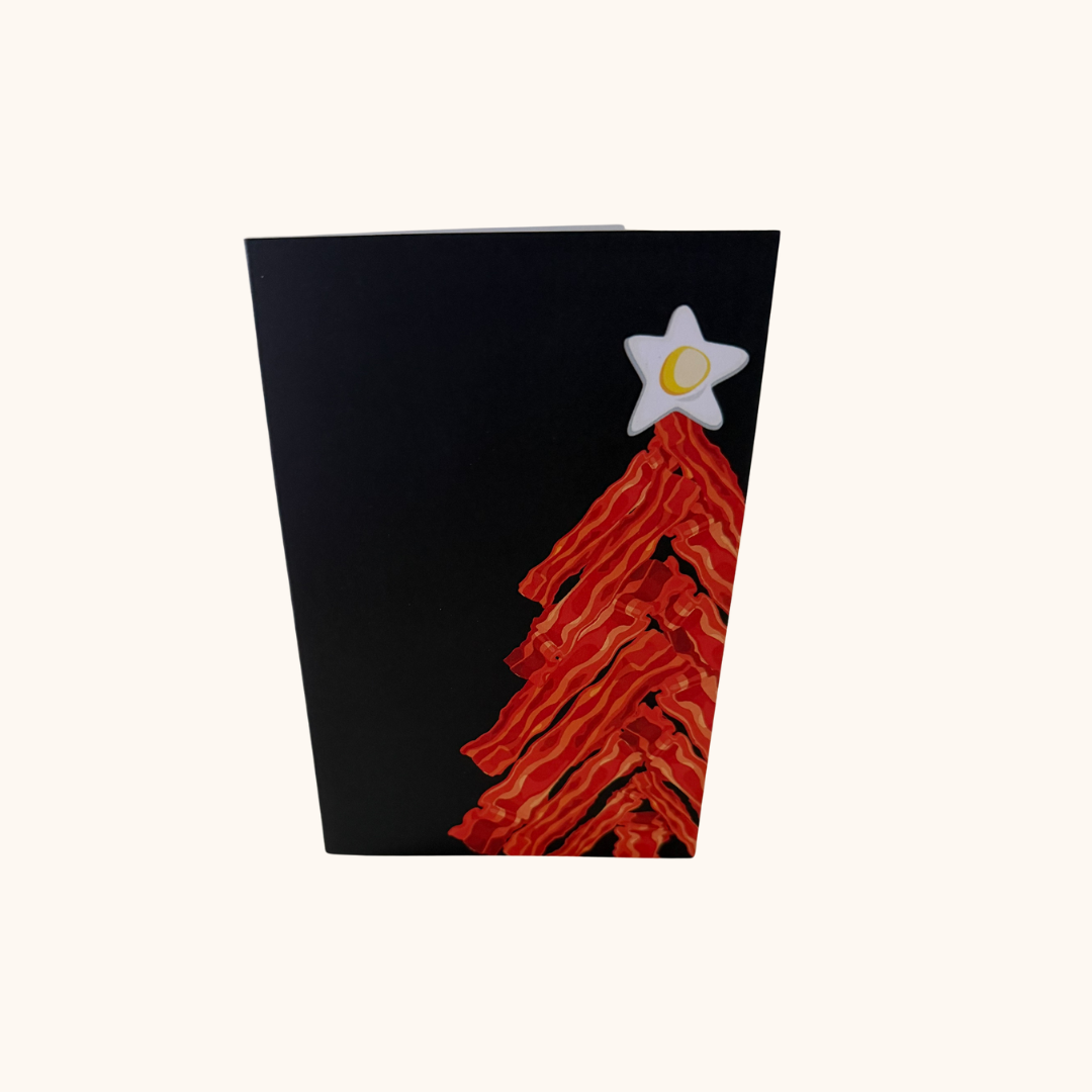 Bacon Christmas Card