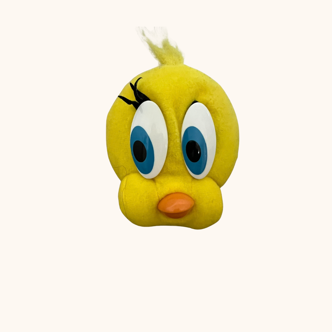Vintage Tweety Bird Coin Purse – Looney Tunes Plush Zipper Pouch (90s)