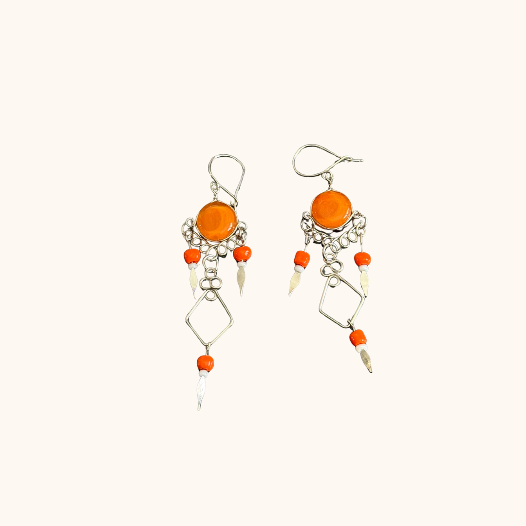 Boho Sunset Statement Earrings
