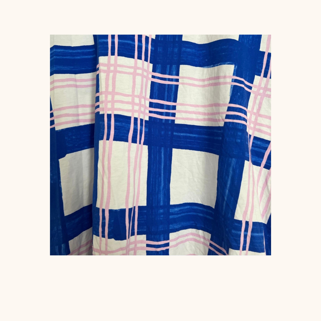 Gorman Easy Breezy Check Tee – Organic Cotton, BNWT (Size 14)