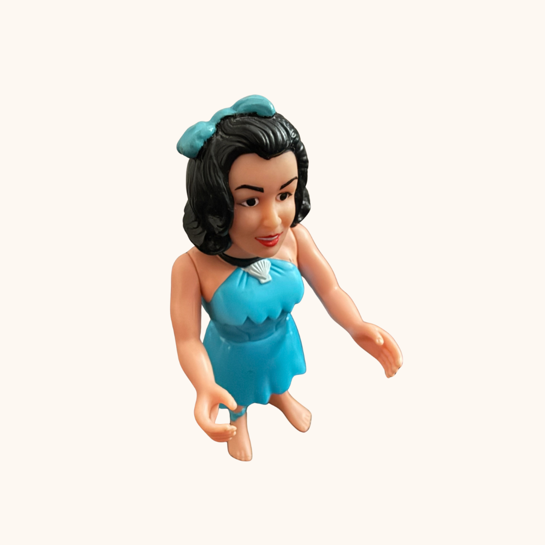 Vintage Betty Rubble Figurine – The Flintstones – Hanna-Barbera Collectible