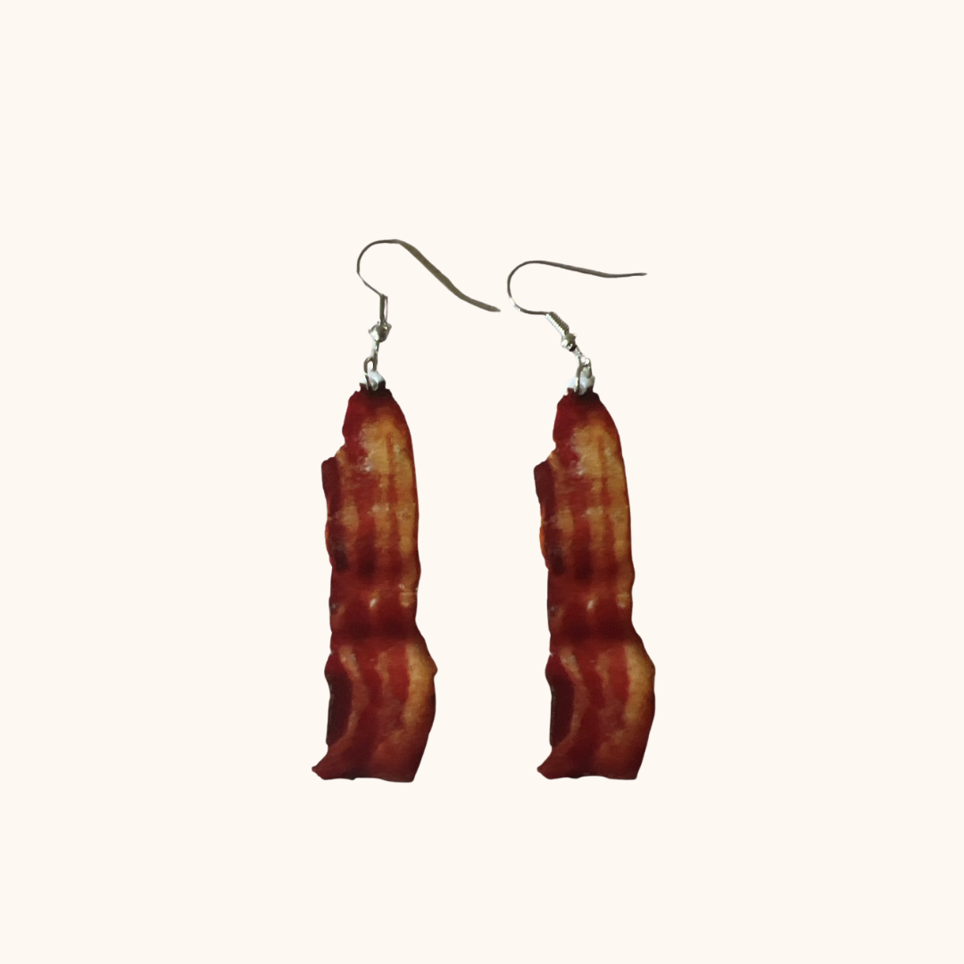 Bacon Earrings