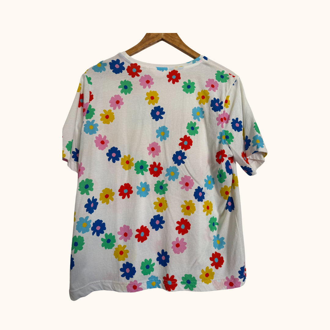 Gorman “Petal Power” Organic Cotton Tee – Size 14 | Summer 22 | Worn Once