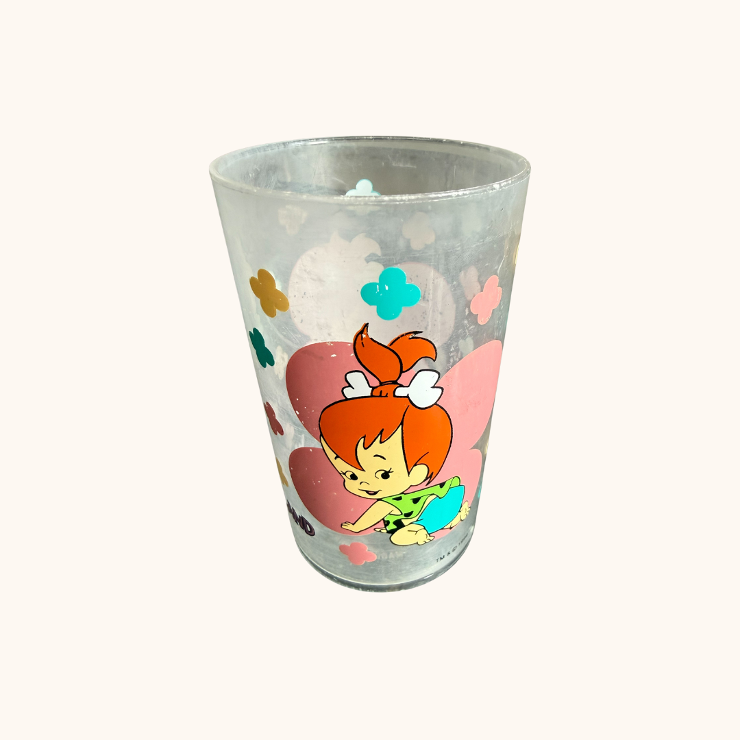 Vintage Wonderland Sydney Pebbles Flintstone Plastic Cup