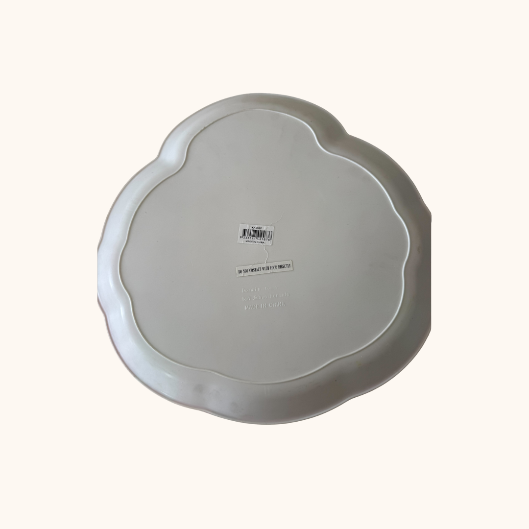 Santa Claus Shaped Decorative Christmas Tray