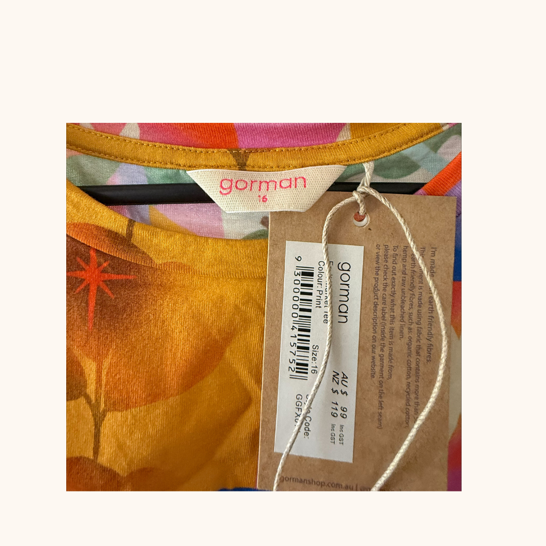 Lola Avigliano x Gorman Tee – Size 16 (Worn Once)