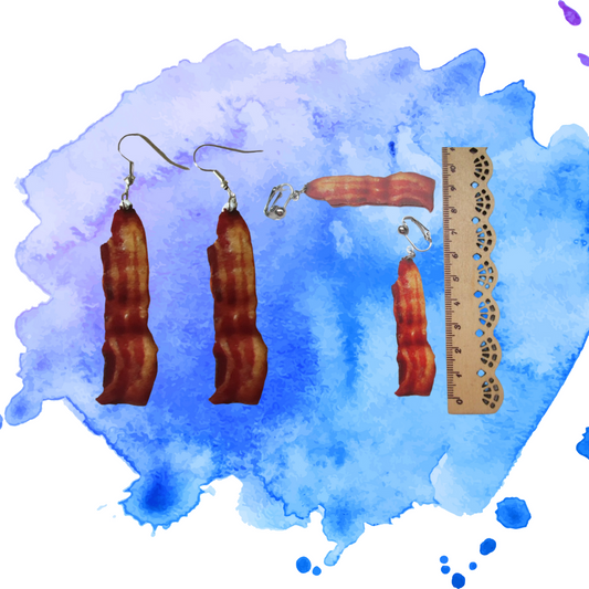 Bacon Earrings